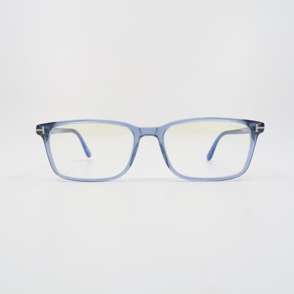 Tom Ford Other - Tom Ford TF 5735-B 090 New Transparent Blue/Blue Light Block Eyeglasses with box